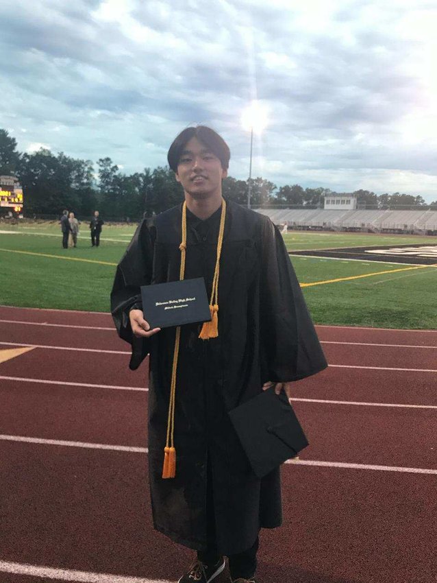 Yoshi Sumitomo at his graduation.